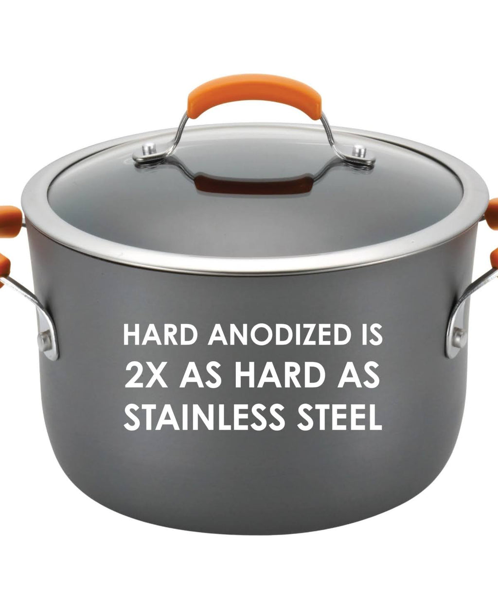 10 Qt. Hard Anodized Covered Stockpot M496883