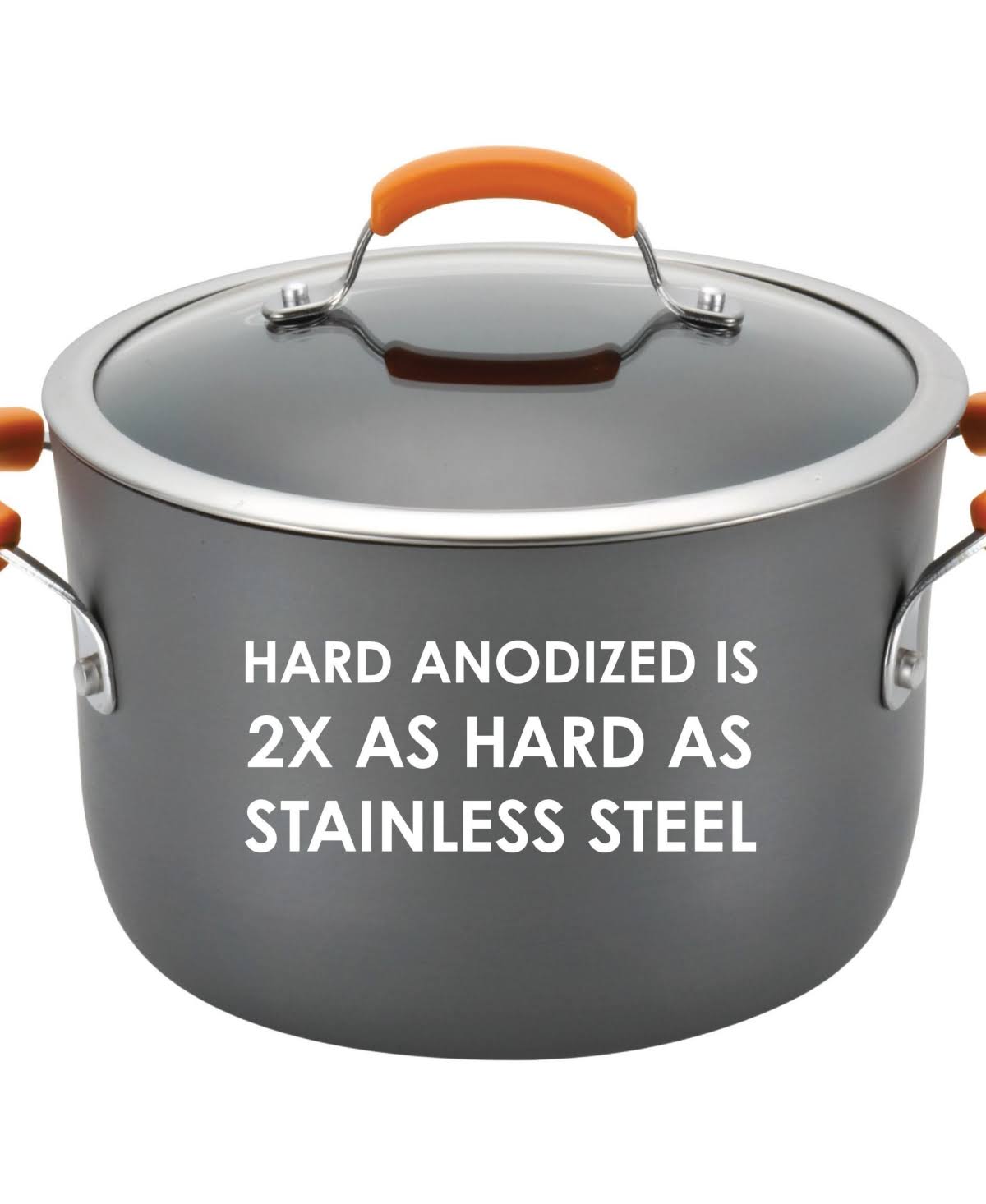 10 Qt. Hard Anodized Covered Stockpot M496883
