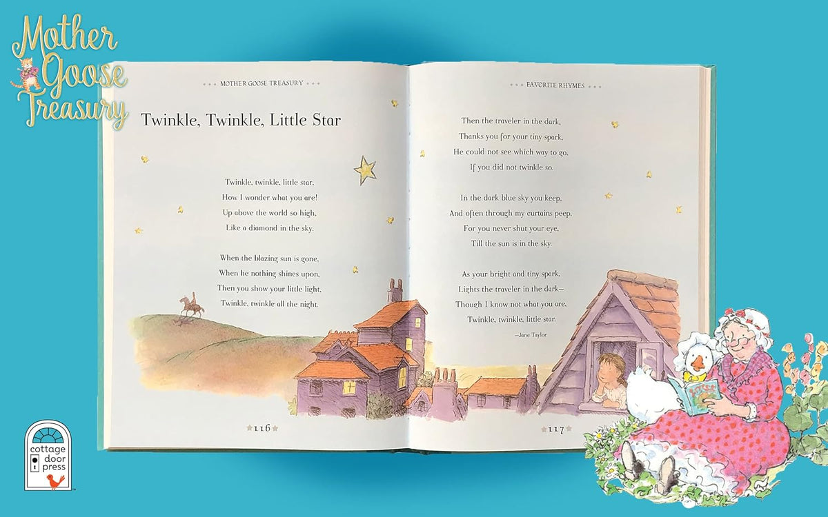 Hardcover Storybook Treasury of Nursery Rhymes X155303