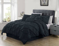 7 Piece Set Gray California King Comforter T8964