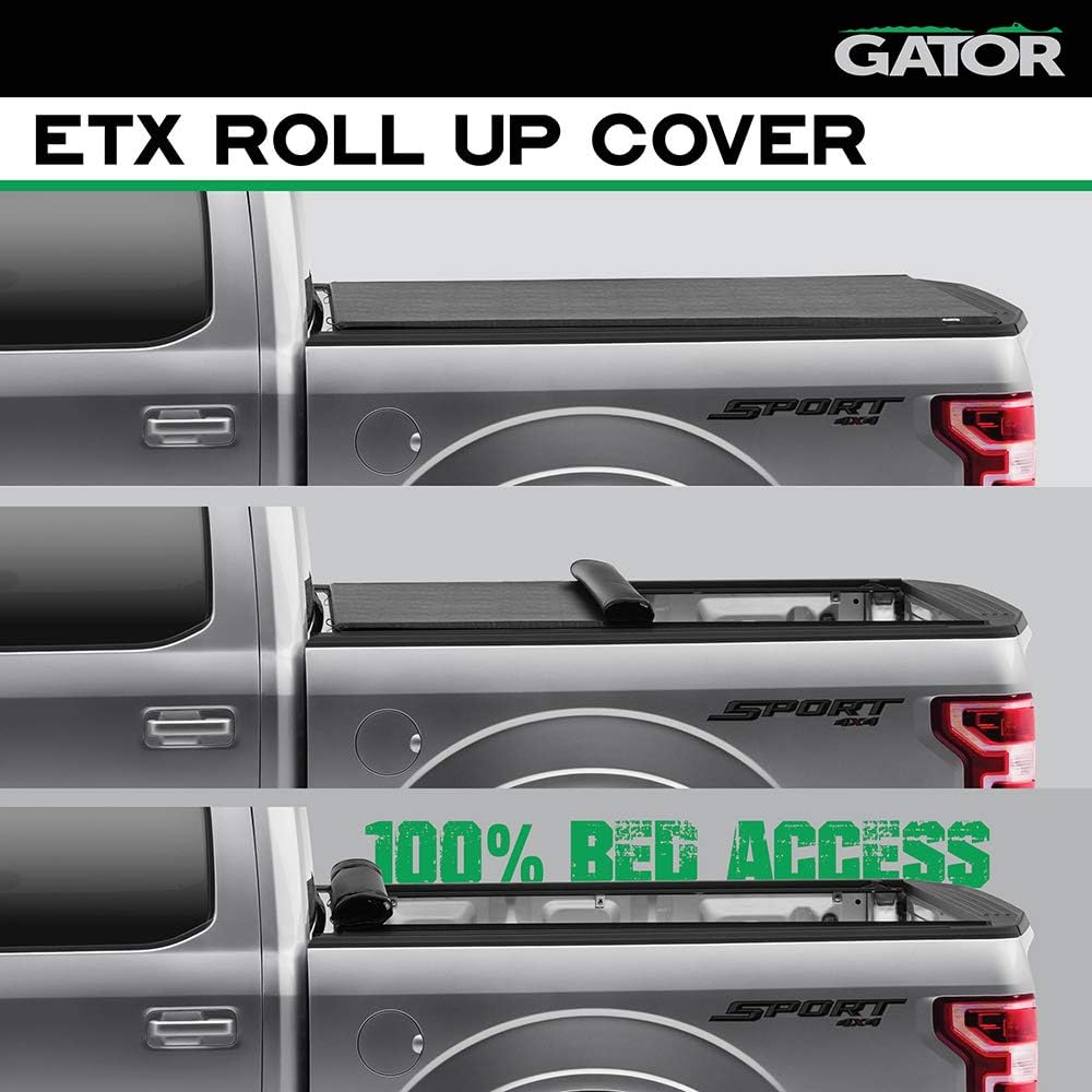 Soft Roll Up Truck Bed Tonneau Cover H9786