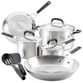 Stainless Steel 10 Piece Pots and Pans Set O605