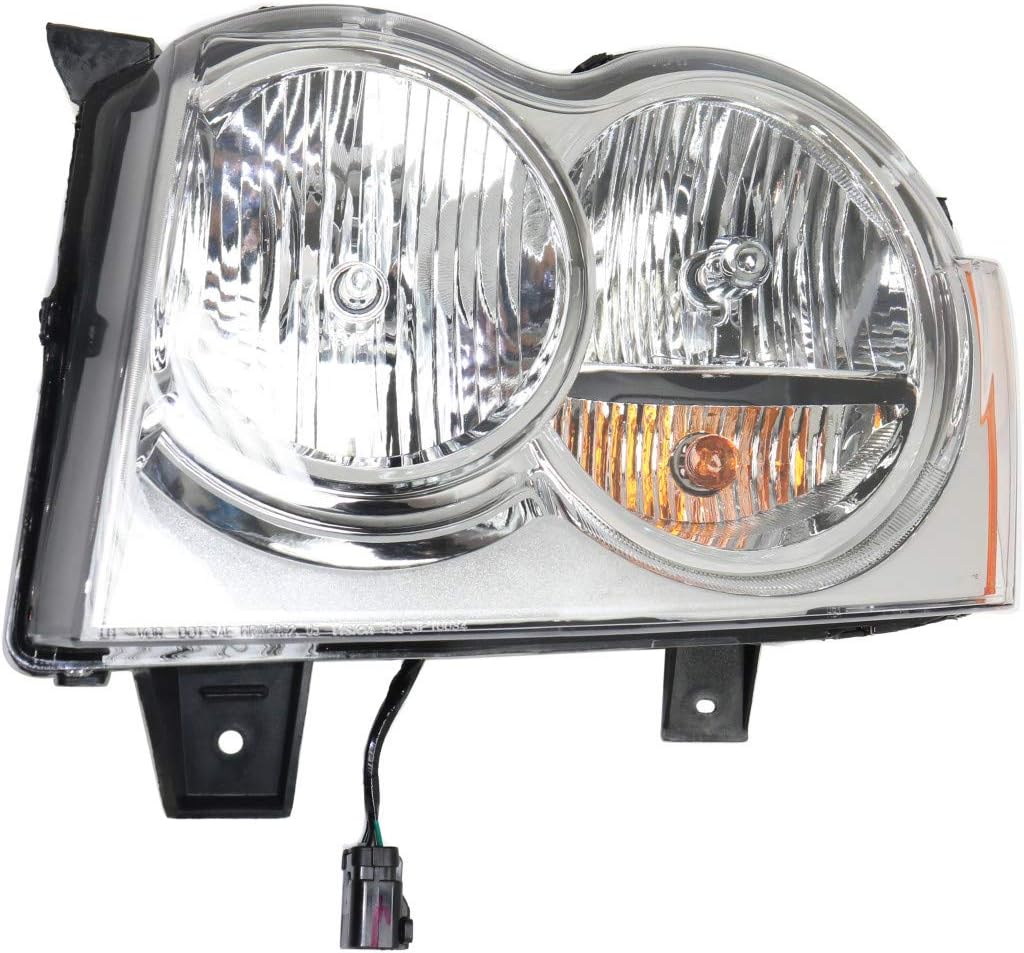 Headlight Assembly for Jeep Grand Cherokee 2005-2007 Passenger Side O70904