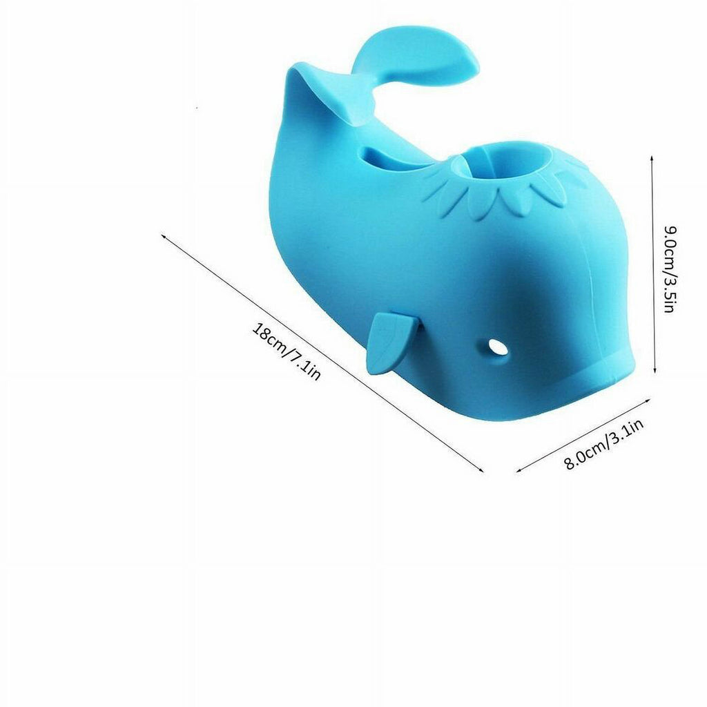 Blue Silicone Bathtub Faucet Cover E912