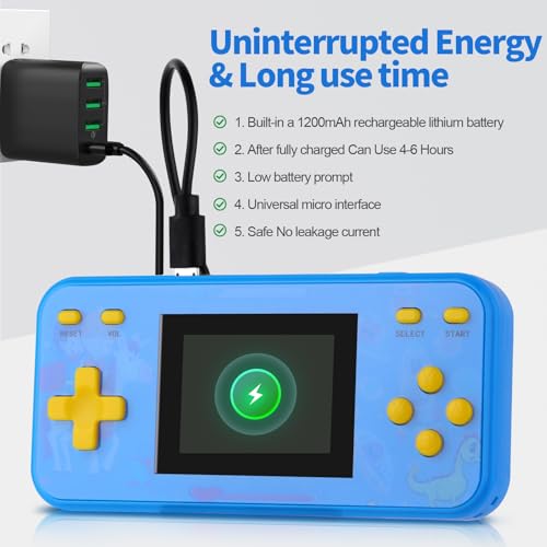 Handheld Game Console with 240 Retro Video Games V916497