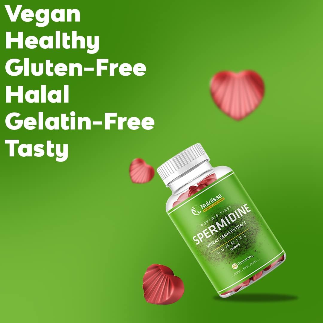 Organic Wheat Germ Extract Gummies with Thiamine and Zinc - 1000mg (60ct) S433361