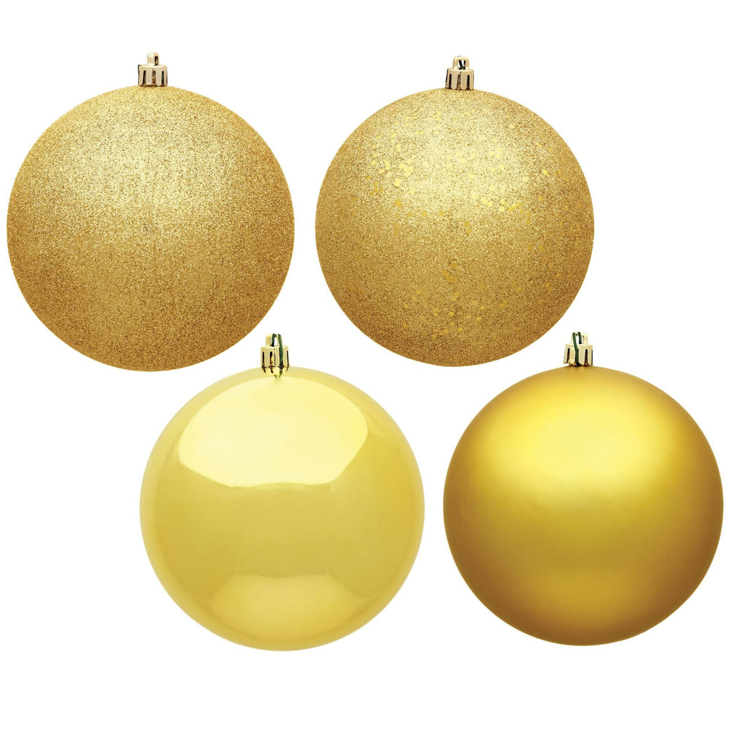 Honey Gold Ball 4 Finish Asst 4/Bag V4158