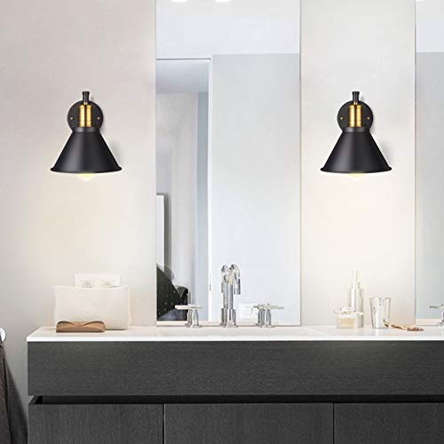 Bronze and Black Swing Arm Wall Lamp with On/Off Switch O703