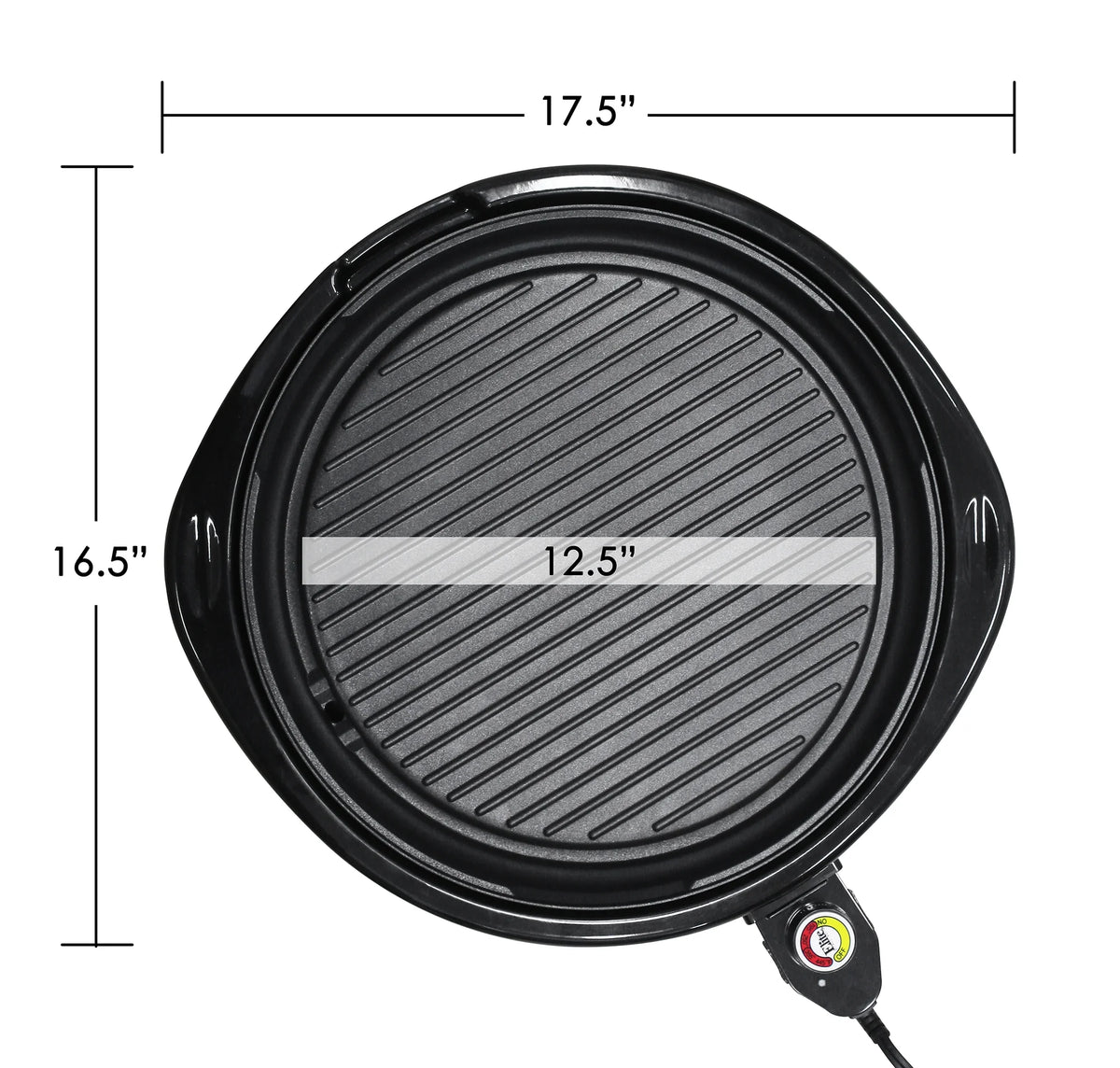 Black Electric Indoor Grill F636