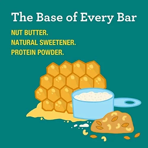 Almond Honey Whey Protein Bars, 20g Protein, 12 Pack J674509