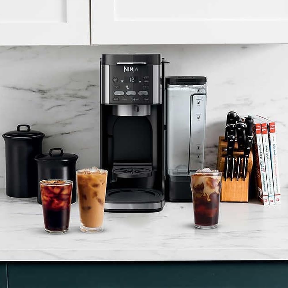 Black DualBrew Hot & Iced Coffee Maker Bundle with 2 YR CPS Enhanced Protection Pack A911016