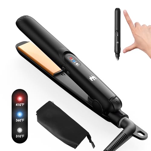 Mini Flat Iron 0.7 Inch Ceramic Small Hair Straightener S1123