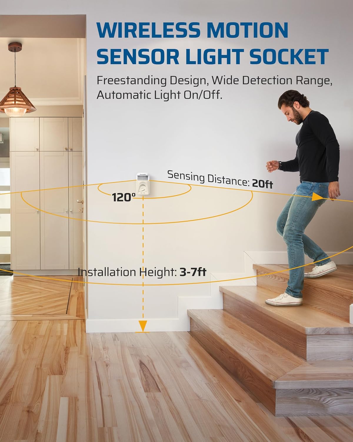 Light Sensor Socket with Motion Sensor Q148959