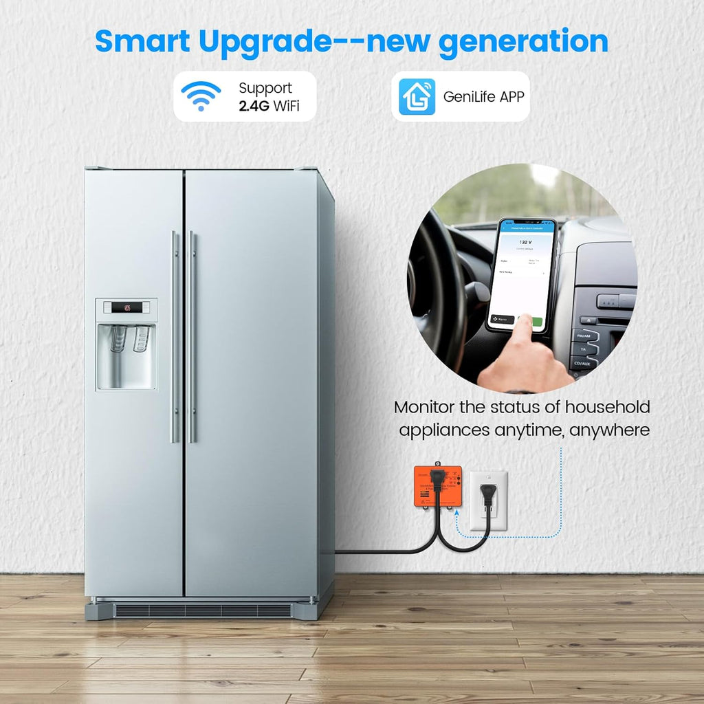 Smart Power Failure Alarm with Surge Protector K418