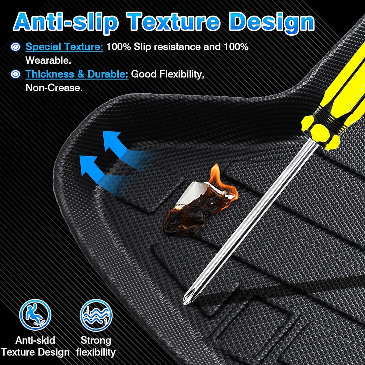 Cargo Liner Trunk Floor Mat Pack of 2 I11248