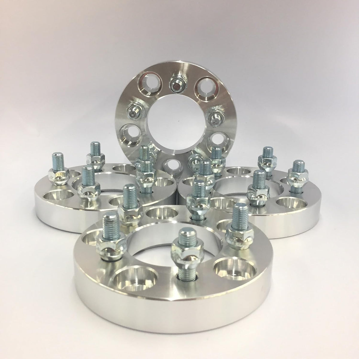 4 Pieces 20mm Conversion Wheel Adapters 5x100 to 5x114.3 with Open End Lug Nuts L58765