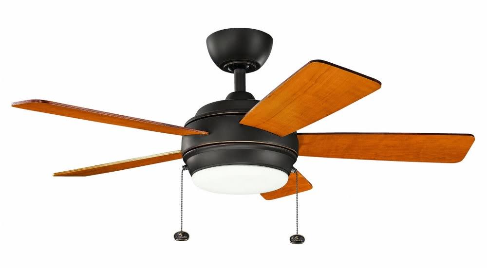 42 inch Ceiling Fan with Light Kit Satin Black Finish with Black/Silver Blade Finish with Etched Cased Opal Glass F706