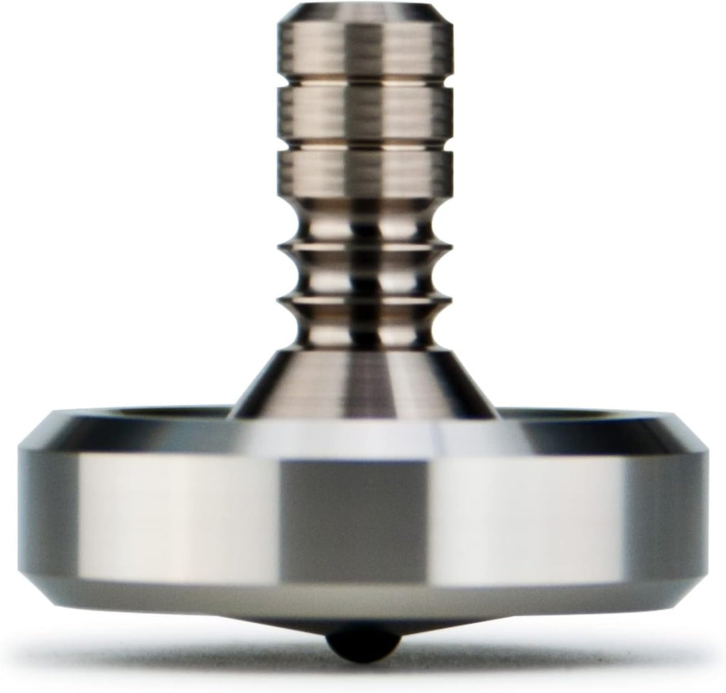 Brass Spinning Top with Titanium Stem, Pack of 2 V344