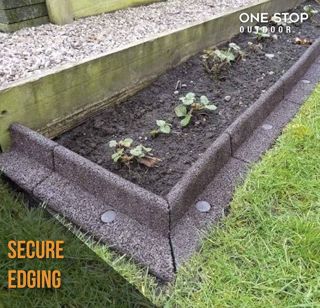 Round Metal Landscape Edging Spikes, 12-Inch Length I27929