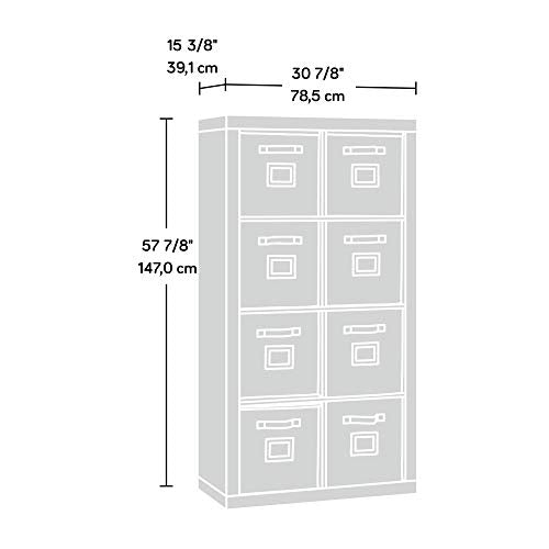 Smoked Oak 8-Cube Storage Organizer N946198