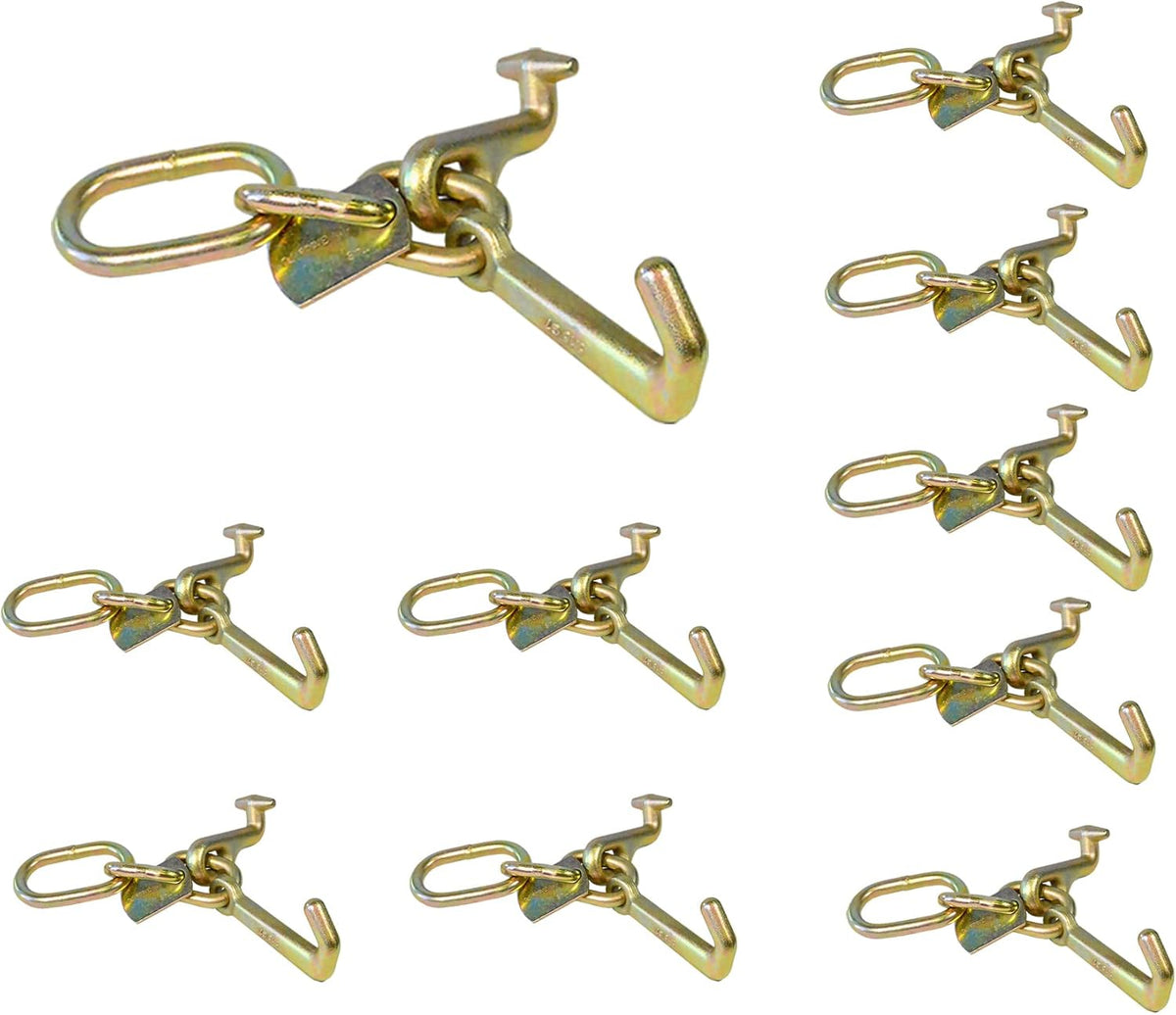 6 - Pack Heavy-Duty Forged Cluster Hook with Link Z61608