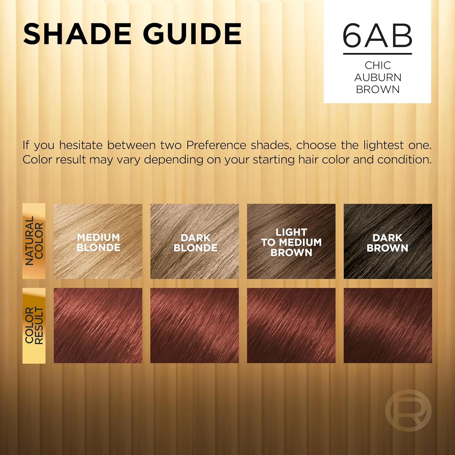 Chic Auburn Brown 6AB Permanent Hair Color, 1 Hair Dye Kit (Pack of 2) U49377