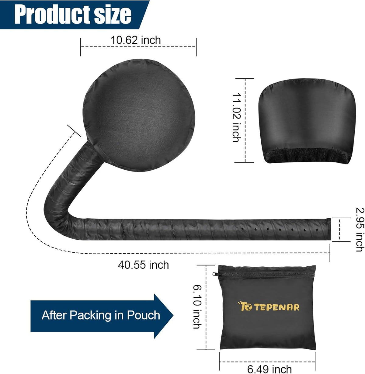 Extra Large Soft Adjustable Bonnet Hair Dryer Attachment O629