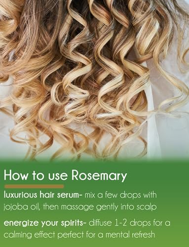 16 fl oz Rosemary Essential Oil, Aluminum Bottle C794