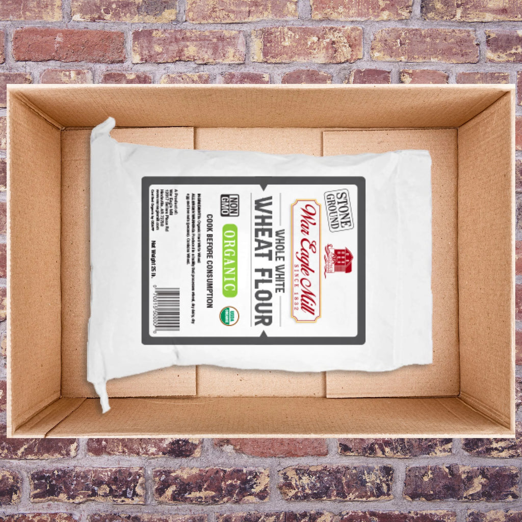 25 lb. Bag Unbleached Whole White Wheat Flour K186988