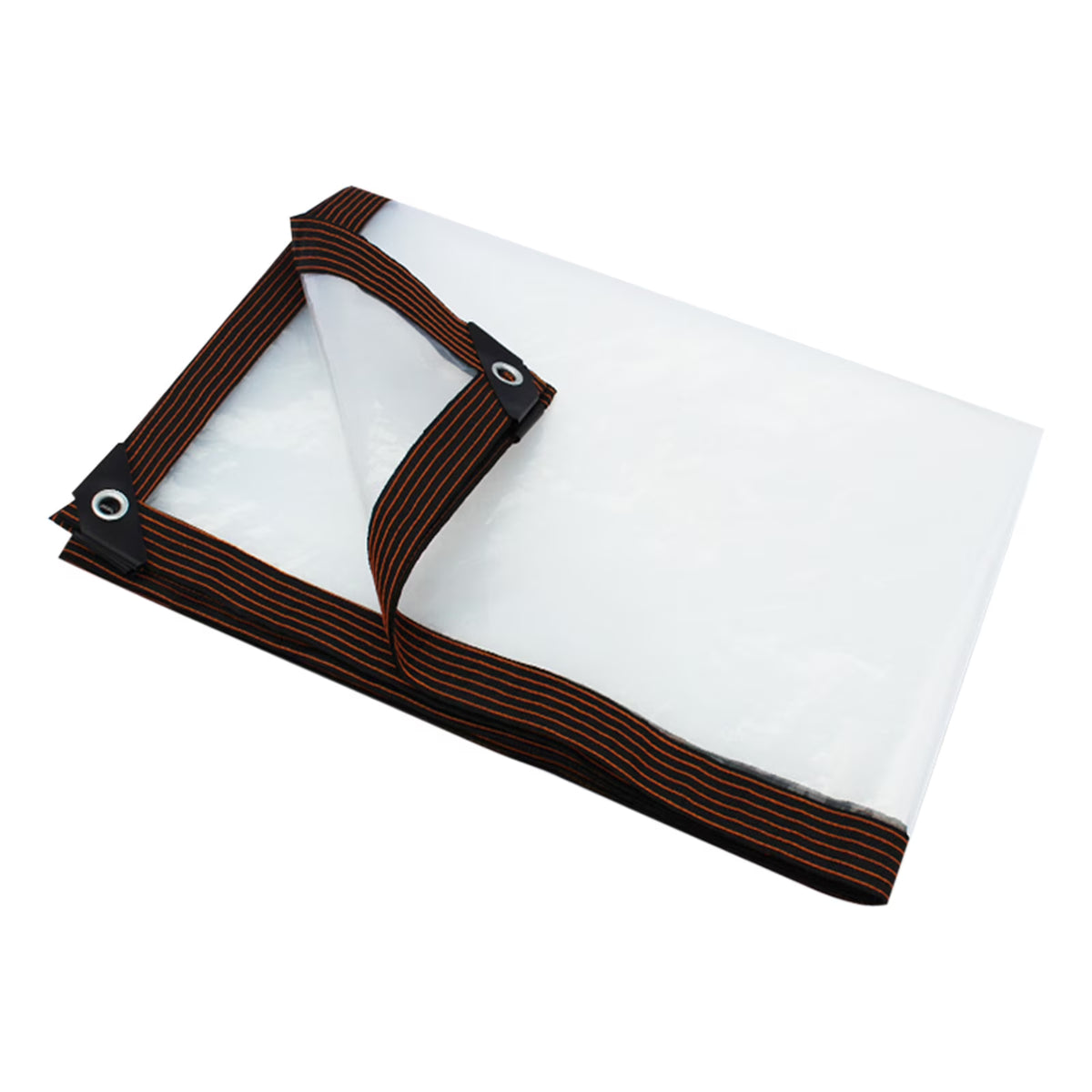 Clear Tarps Vinyl Coated PVC Tarps With Rustproof Grommets H39251