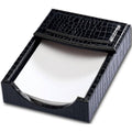 Black Crocodile Embossed Leather Memo Holder U4685