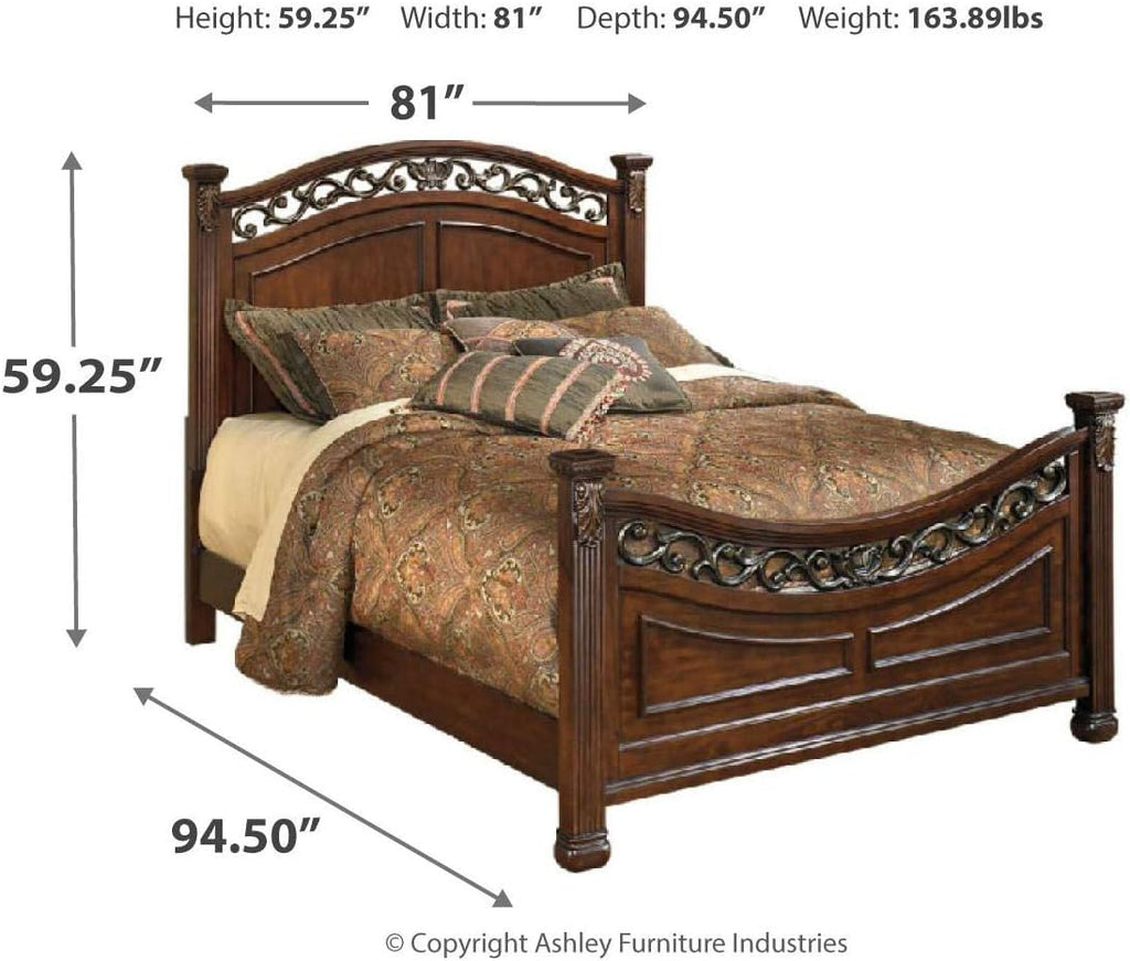 Warm Brown King/Cal King Panel Headboard N516753