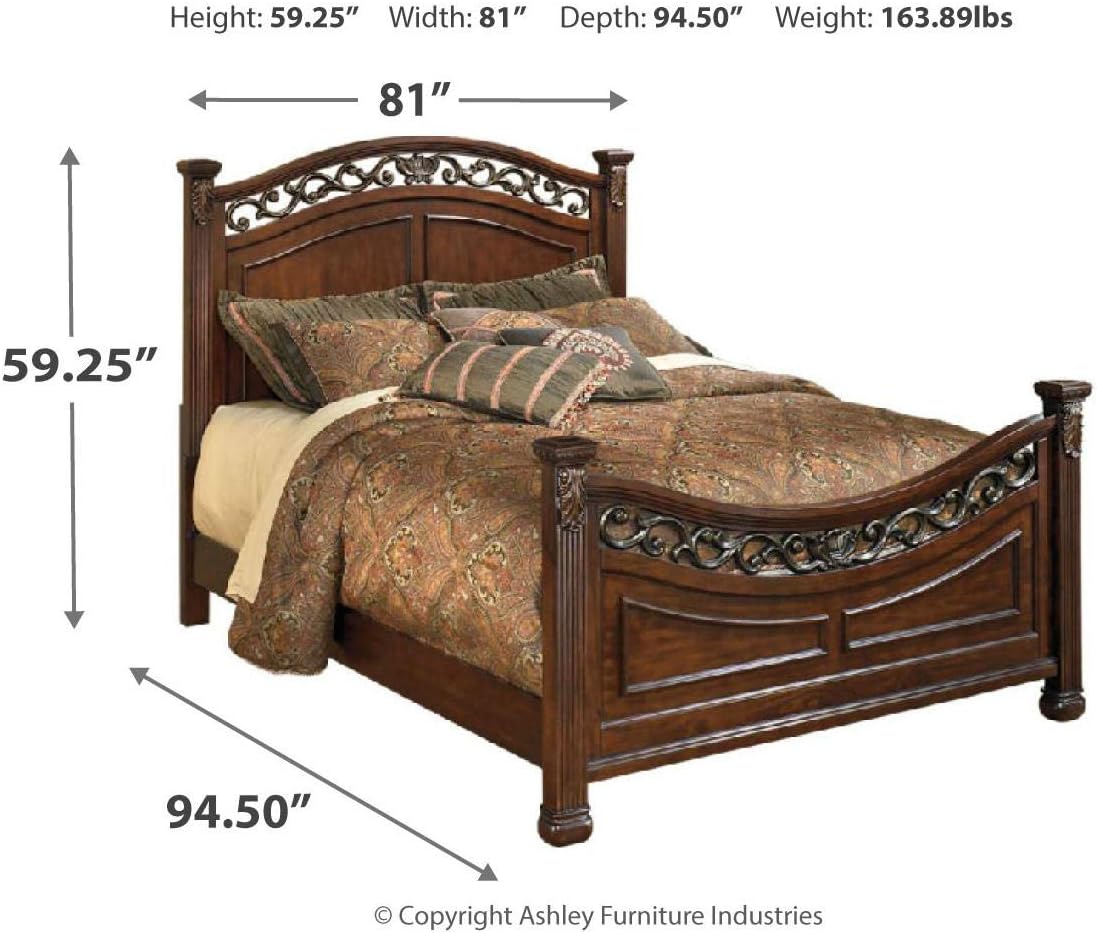 Warm Brown King/Cal King Panel Headboard N516753