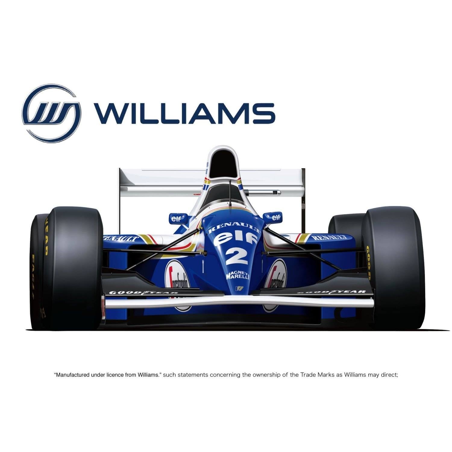 1/20 Scale F1 Williams FW16 Kit W923