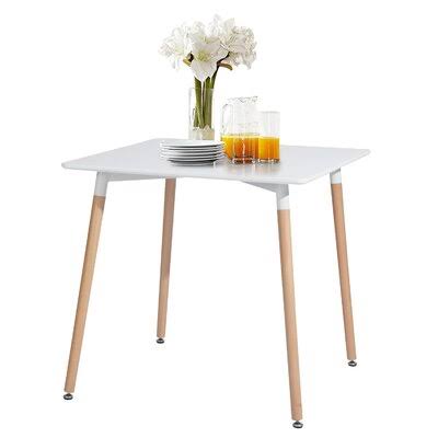 White Square High Glossy Dining Table G58537