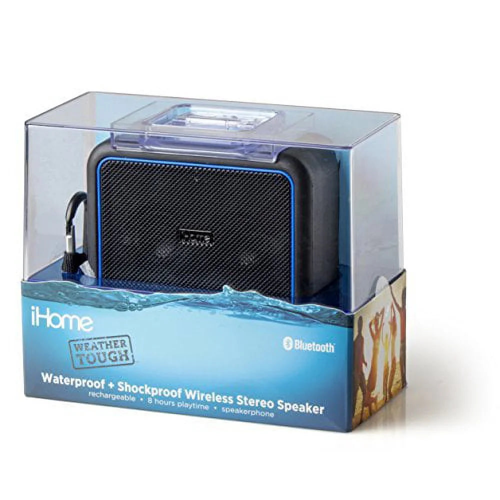 Rugged Portable Waterproof Bluetooth Stereo Speaker O59194