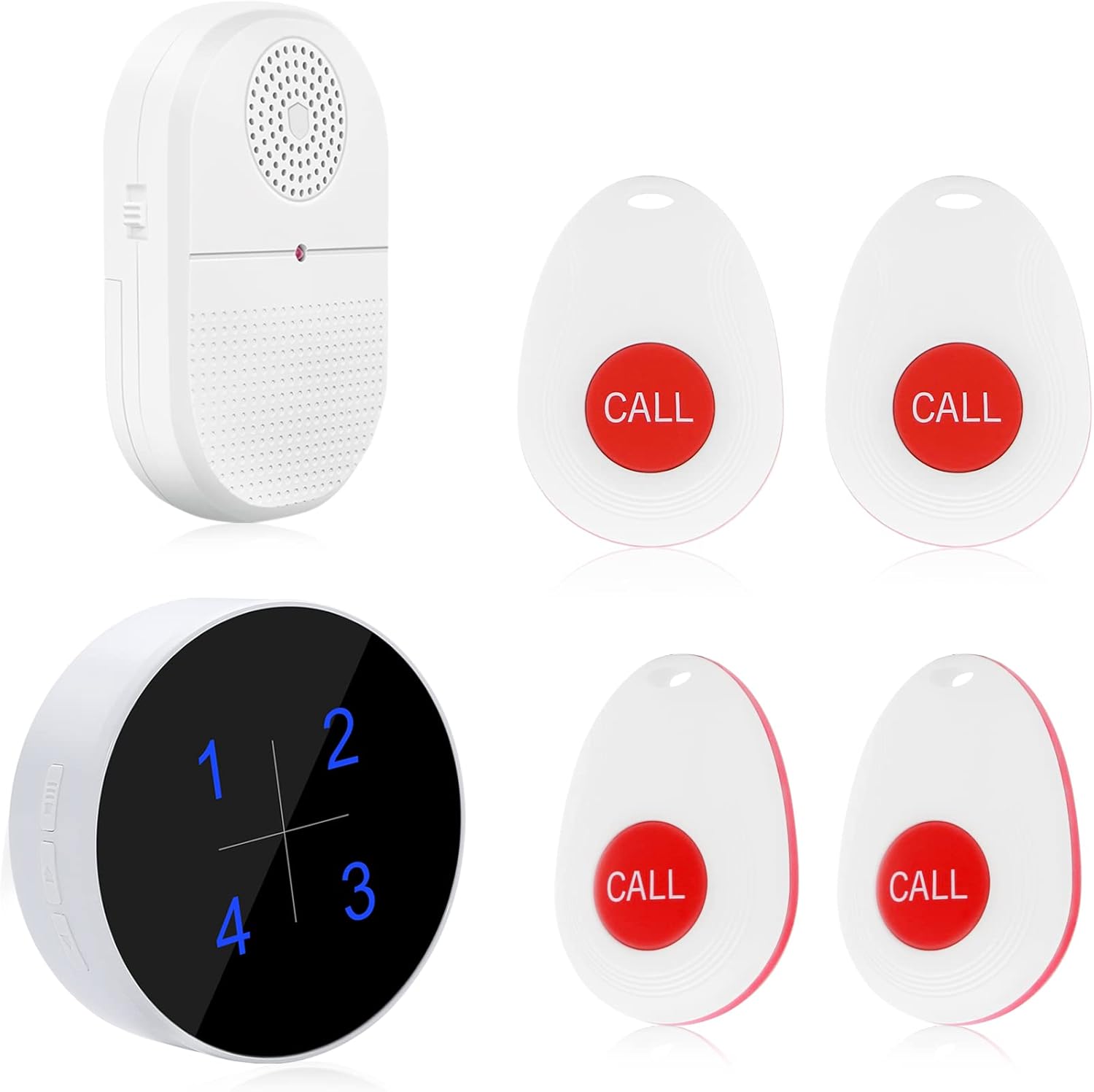 Wireless Caregiver Pager Emergency Alert System Call Button Z23635