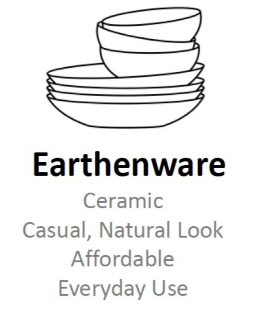 White 4-Piece Place Setting D299