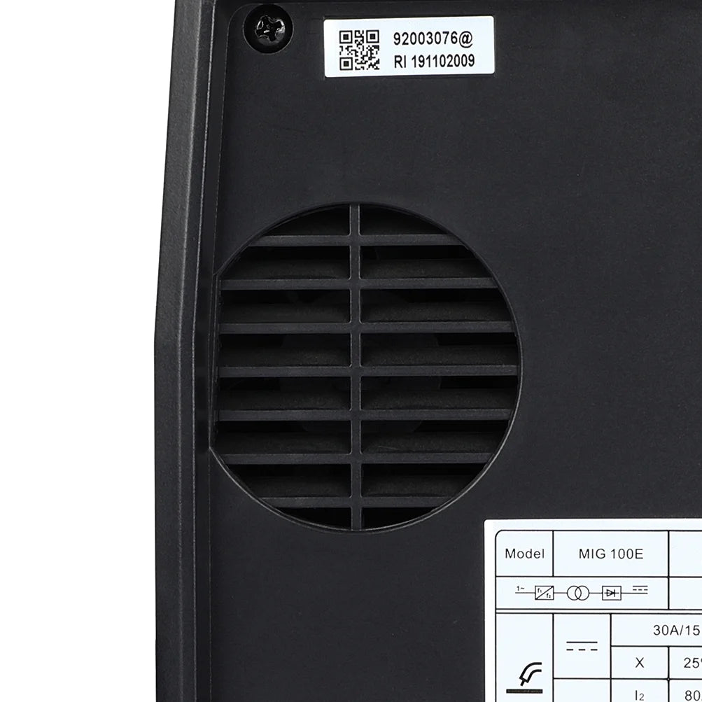 MIG Welder Machine, 110V/120V, 30-90Amp, Gasless Core Wire, Adjustable Speed Control G973154