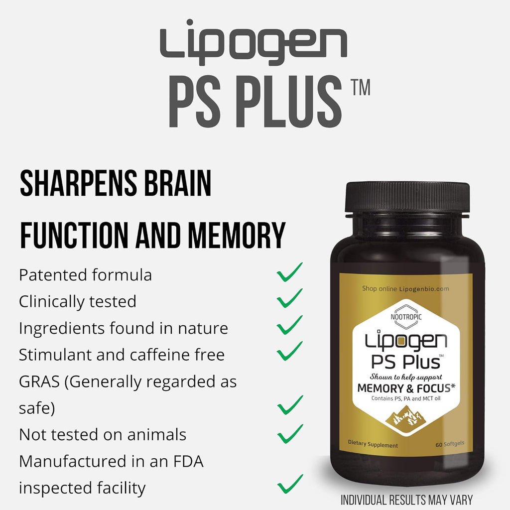 120 softgels Pack of 2 Brain Booster Supplement D2123