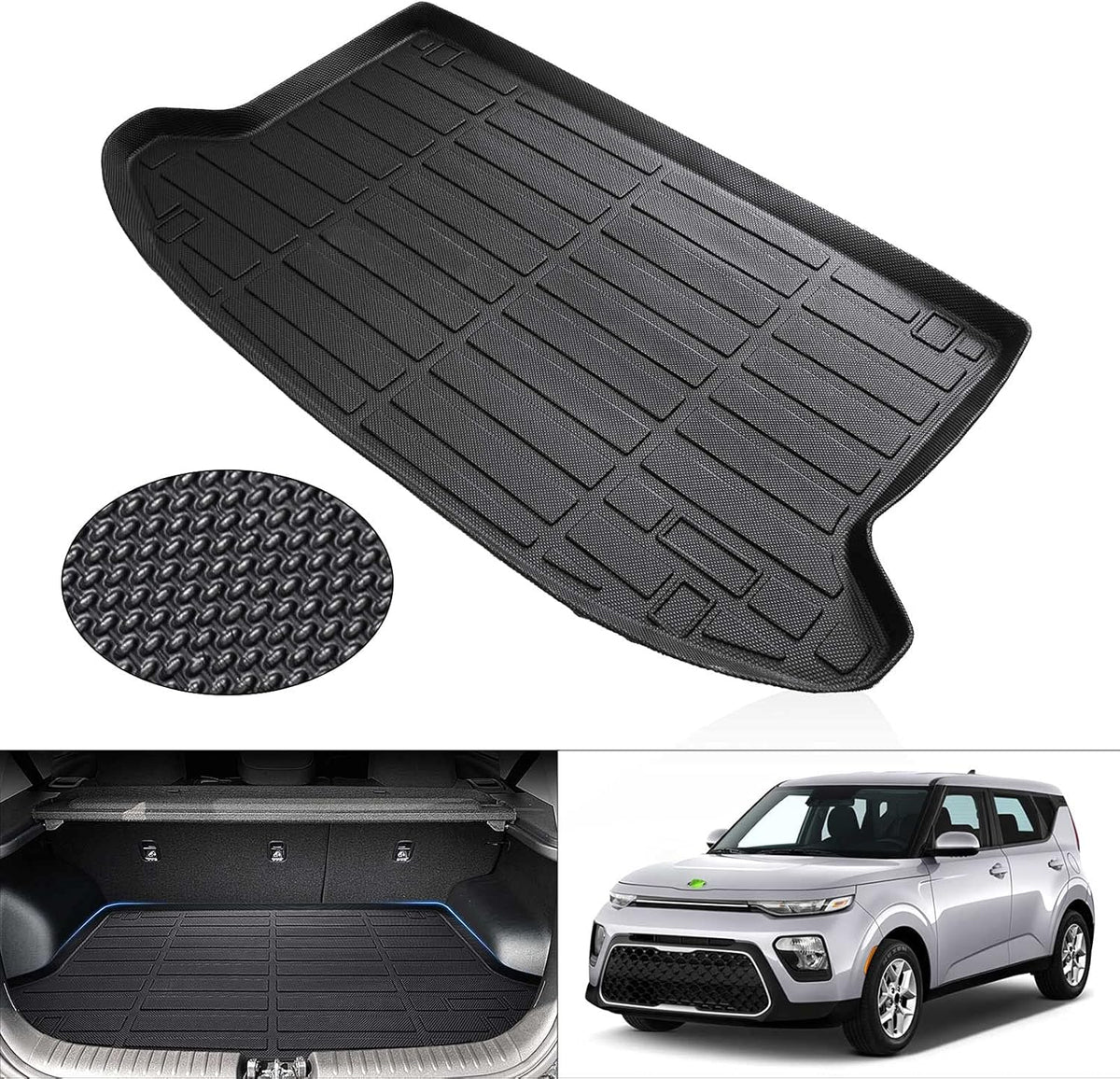 Cargo Liner Trunk Floor Mat Pack of 2 I11248
