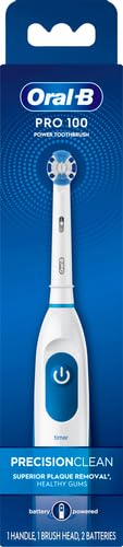 Blue and White Battery Powered Electric Toothbrush L1180