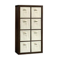 Smoked Oak 8-Cube Storage Organizer N946198