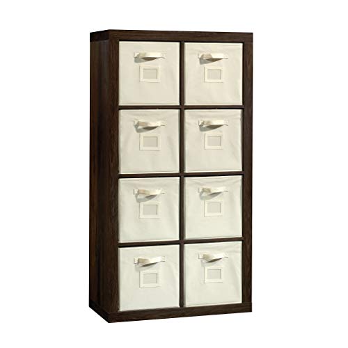 Smoked Oak 8-Cube Storage Organizer N946198