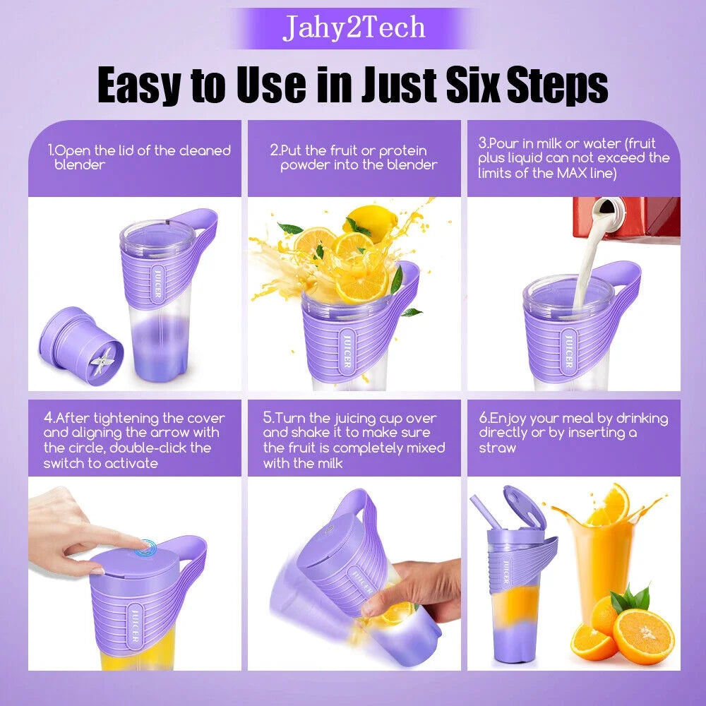 USB Rechargeable Portable Personal Mini Blender E70368