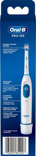 Blue and White Battery Powered Electric Toothbrush L1180