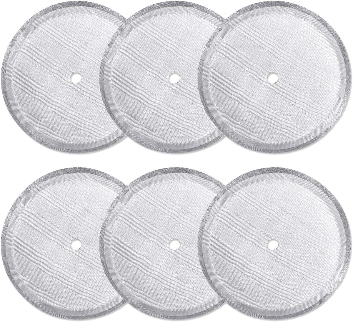 6 Pack Stainless Steel Mesh Replacement Filter Screen for French Press Coffee Makers C810
