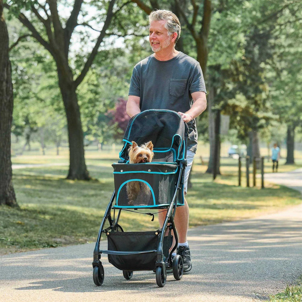 Black Pet Stroller W450970