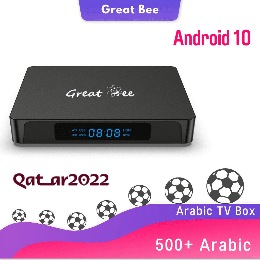 Arabic TV Box Android 10 Quad Core 4K Smart IP Television Receiver G832649