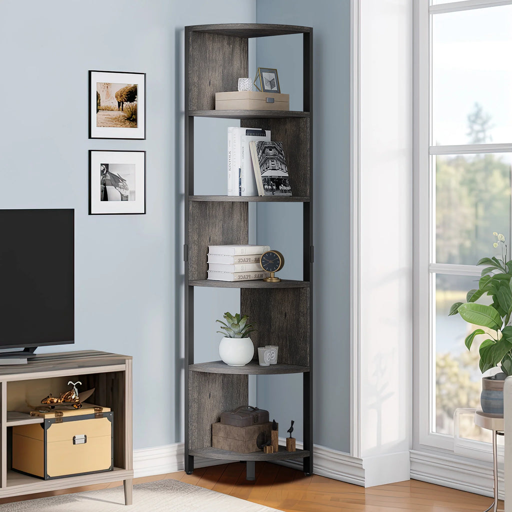 6-Tier Corner Bookcase B12770